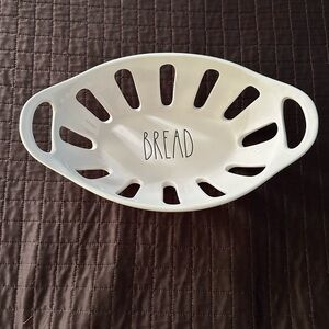 Rae Dunn White Bread Basket